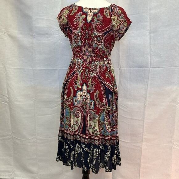 Vibrant Bila Patchwork & Floral Dress - Size Small - Picture 6 of 11